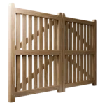 Vysoká příjezdová brána Karlštejn